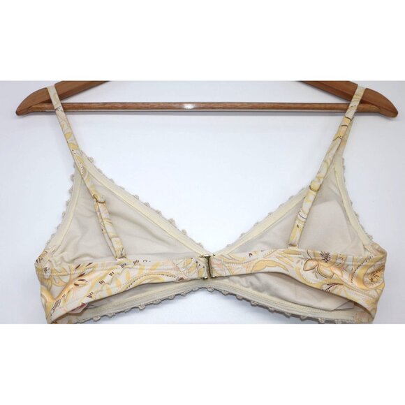 Xhilaration Beige Crochet Bralette Bikini Top Medium Adjustable Straps - Picture 5 of 8